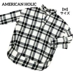 A1775 【美品】 アメリカンホリック シャツ ブラウス 長袖 チェック M