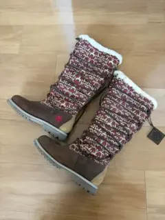 Timberland ティンバーランド ロングブーツ 刺繍 レースアップのサムネイル