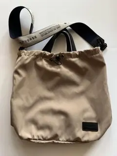 CONVERSE ベージュ 2way ショルダーバッグ