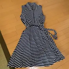 LAURA ASHLEY ノースリーブワンピース 13号