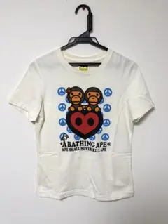 A BATHING APE ベビーマイロ 半袖 Tシャツ ホワイト Sサイズのサムネイル