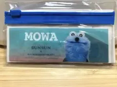 スンスン　マツキヨ　ココカラ　キズテープ　絆創膏　　スライダーポーチ　ブルー