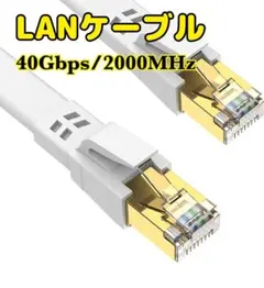 LANケーブルカテゴリー8ウルトラフラットケーブル40Gbps/2000MHz