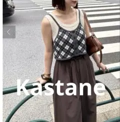 Kastane ジャガードニットビスチェ　ビスチェ　着回し　セール　新品のサムネイル