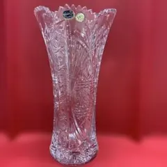 BOHEMIA クリスタル花瓶 24% PbO