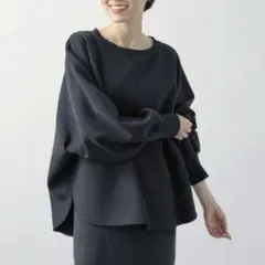 美品 BARNYARDSTORM ダブルクロス裏起毛ドルマンプルオーバー