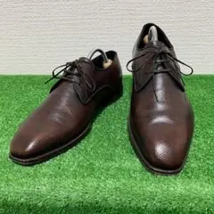 Salvatore Ferragamo シボ革　レザー　ストレートチップ　革靴