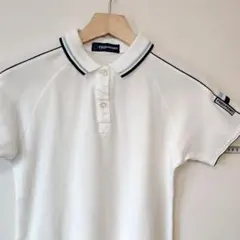 A-13 美品 FRED PERRY ホワイト ポロシャツ 半袖