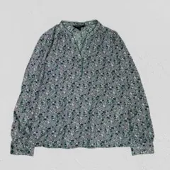BANANA REPUBLIC♡小花柄ブラウス　Vネック　リバティ風　XSのサムネイル
