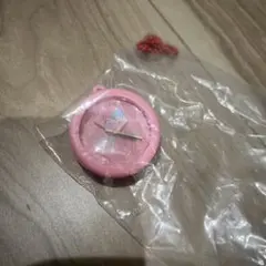 サンリオ レトロ壁掛け時計風クリップキーホルダー ハローキティ ガチャ