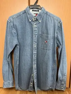 【古着】【レア】【美品】TOMMY HILFIGER デニムシャツ