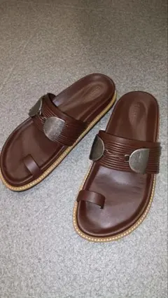 ZARA SRPLS サンダル ブラウン