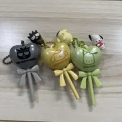 バルーンポップチャームプリン、ポチャッコ、バツ丸