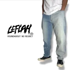 LEFLAH｜セパレートウォッシュバギーデニムWANINAワニマ