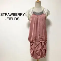 STRAWBERRY-FIELDS レースボレロセット ティアードスカートドレス