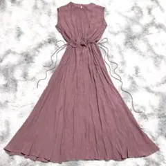 ミラオーウェン MilaOwen 楊柳フレアロングスカート Aライン ティアード