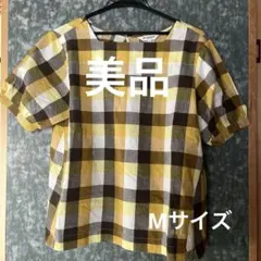 美品　McGREGOR チェックブラウス Mサイズのサムネイル