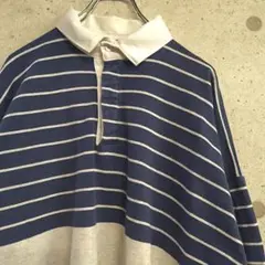 L.L.Bean/USA製/USEDラガーシャツ/80s/ボーダー