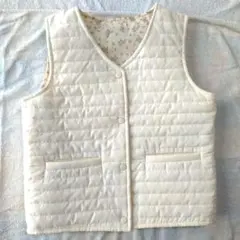 【22日発送予定】Petit ange キルティング　　　ベスト 130