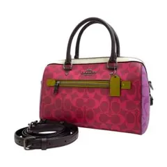 【希少色】COACH コーチ 2WAY ショルダーバッグ ローワン サッチェル
