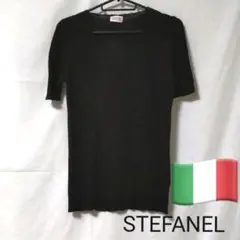 美品✨STEFANEL 半袖トップス 黒 ステファネルのサムネイル