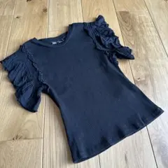 ZARA★フリル付きノースリーブ