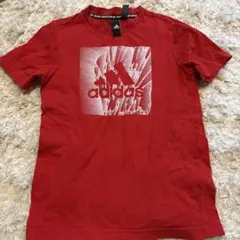 adidas レッド Tシャツ 140