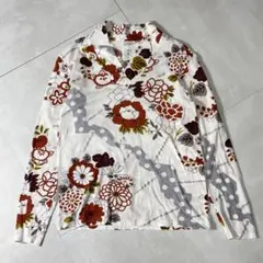 【SOU・SOU】ソウソウ 風靡 ジバン 和柄 花柄 長袖 カットソー S日本製