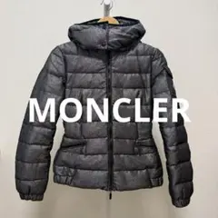 モンクレール　サビー　SABY ブラック ダウンジャケット フード付き　00 モンクレール サビー SABY ブラック ダウンジャケット フード付き 00