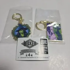ウィキッド　永遠の約束　きらっとバッグチャーム　エルファバ、エルファバ&グリンダ
