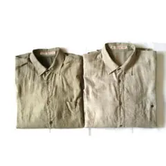WALL GUY SHIRT PAPAS ボタンダウンシャツ 2枚組 Lサイズ