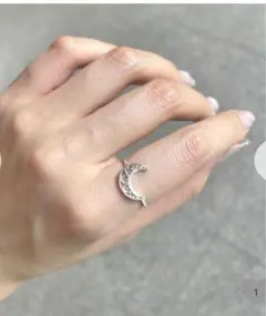 ビジュマム Bijumam☆月モチーフ リング 925 シルバー