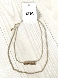 【新品未使用】GYDA NEWJACK ネックレス ゴールド