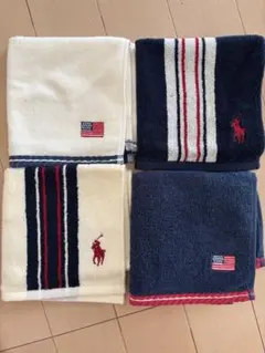 RALPH LAUREN タオルハンカチ 4枚セットのサムネイル