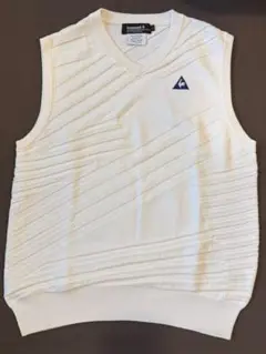 【値下げ】【ルコックスポルティフゴルフ】スクランブルジャガードセーターベスト