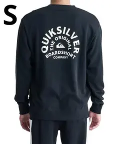QUIKSILVER 長袖スウェット　ブラック　サイズSのサムネイル