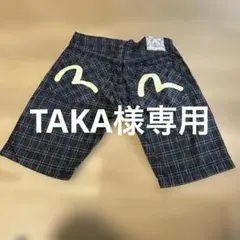 EVISU LOT 2001 チェック柄 デニム ショートパンツ 34のサムネイル