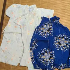 ベビー甚平70センチ　浴衣60センチ