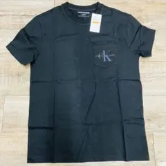 3m43 CALVIN KLEIN JEANS ブラック Tシャツ