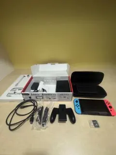 Nintendo Switch ネオンブルー/レッド 本体　ケース・SDカード付