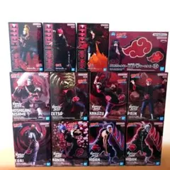 NARUTO 暁 フィギュア 11種コンプリートセット ＋ 暁ルームライト