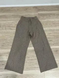 【UNIQLO】ウォッシャブルニットリブパンツ