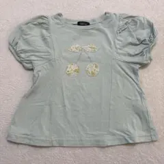 プティマイン　【オーガビッツ】パフスリーブTシャツ　100