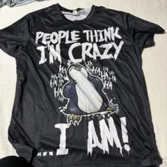 ペンギンデザイン Tシャツ ブラック