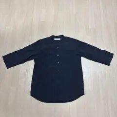 値下‼️UNITED ARROWS ダークグレー 7分袖シャツ