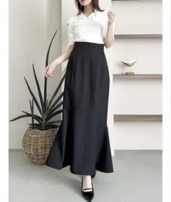 ★未使用 dazzlin ブラック ロングスカート Sサイズ