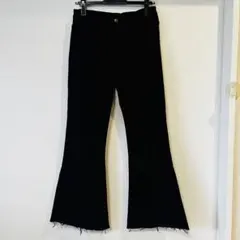 GRL フリンジヘムフレアパンツLサイズ