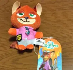 ディズニー ズートピア ニック ぬいぐるみ マスコット 幼少期