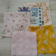 ハンカチ5枚セット
