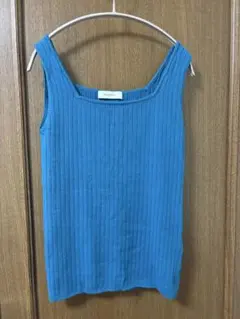 PAGEBOY リブタンクトップ ブルーのサムネイル